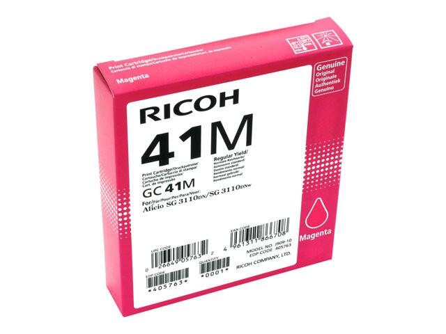 Ricoh Original Type GC 41M Druckerpatrone - magenta (405763) Ricoh Original Type GC 41M Druckerpatrone - magenta (405763)
